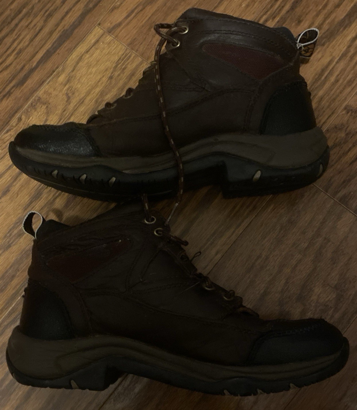 Ariat ATS Terrain Cordovan Women’s Sz 7.5 10004138 Leather Lace Up Hiking Boots