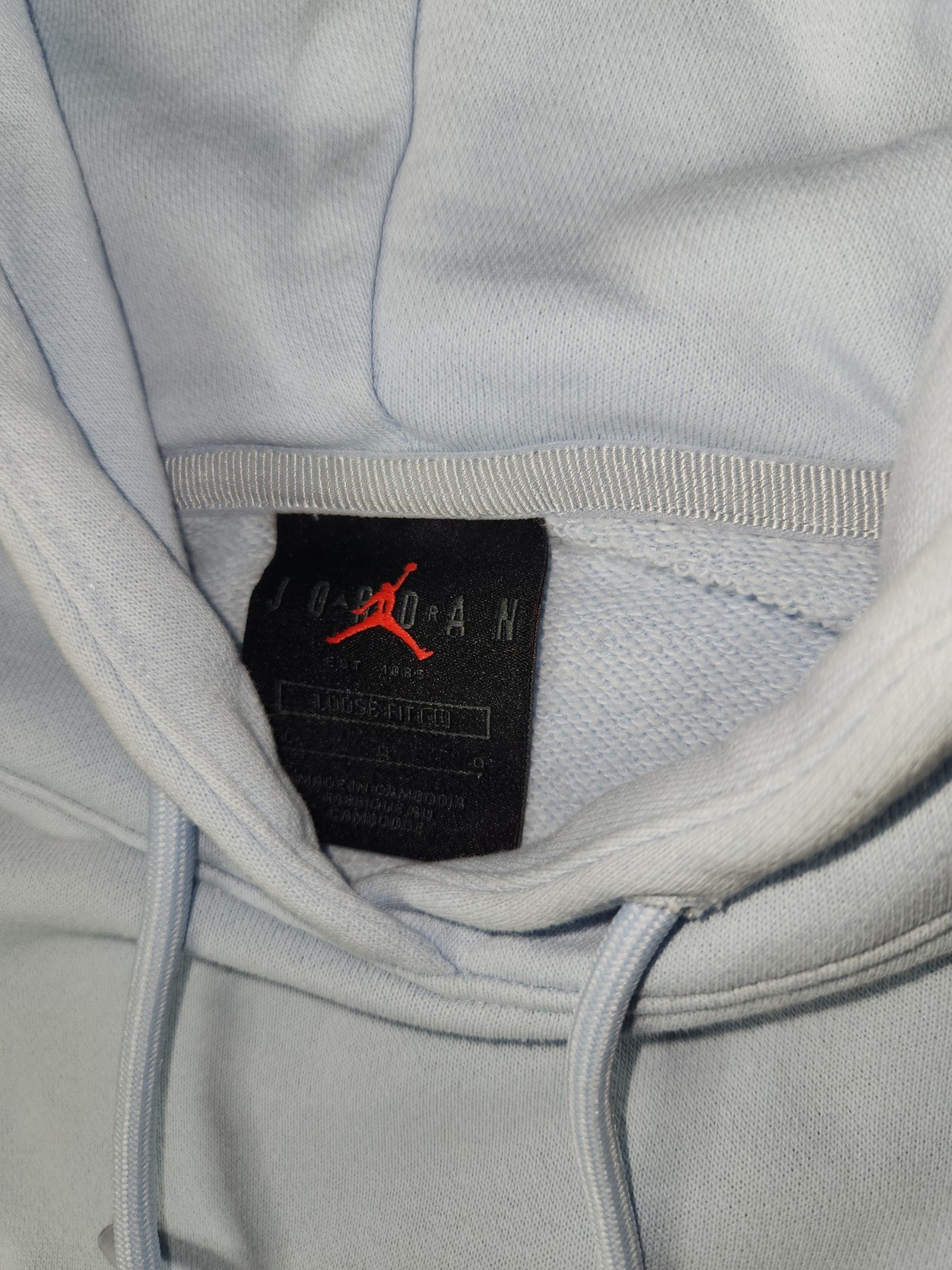 Jordan Jumpman Essentials Womens Pullover Hoodie L Loose Fit Pockets