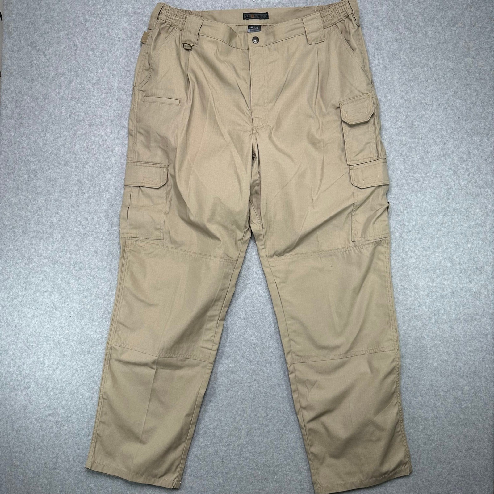 5.11 Men’s Regular Fit Taclite Pro Ripstop Cargo Pant 42×34 Khaki Beige