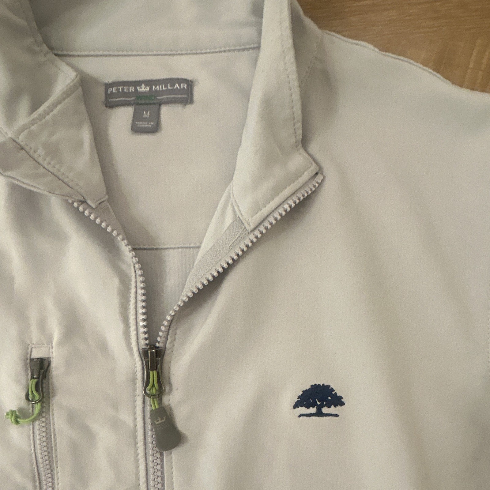 Peter Millar Men’s White Golf Logo Vest M