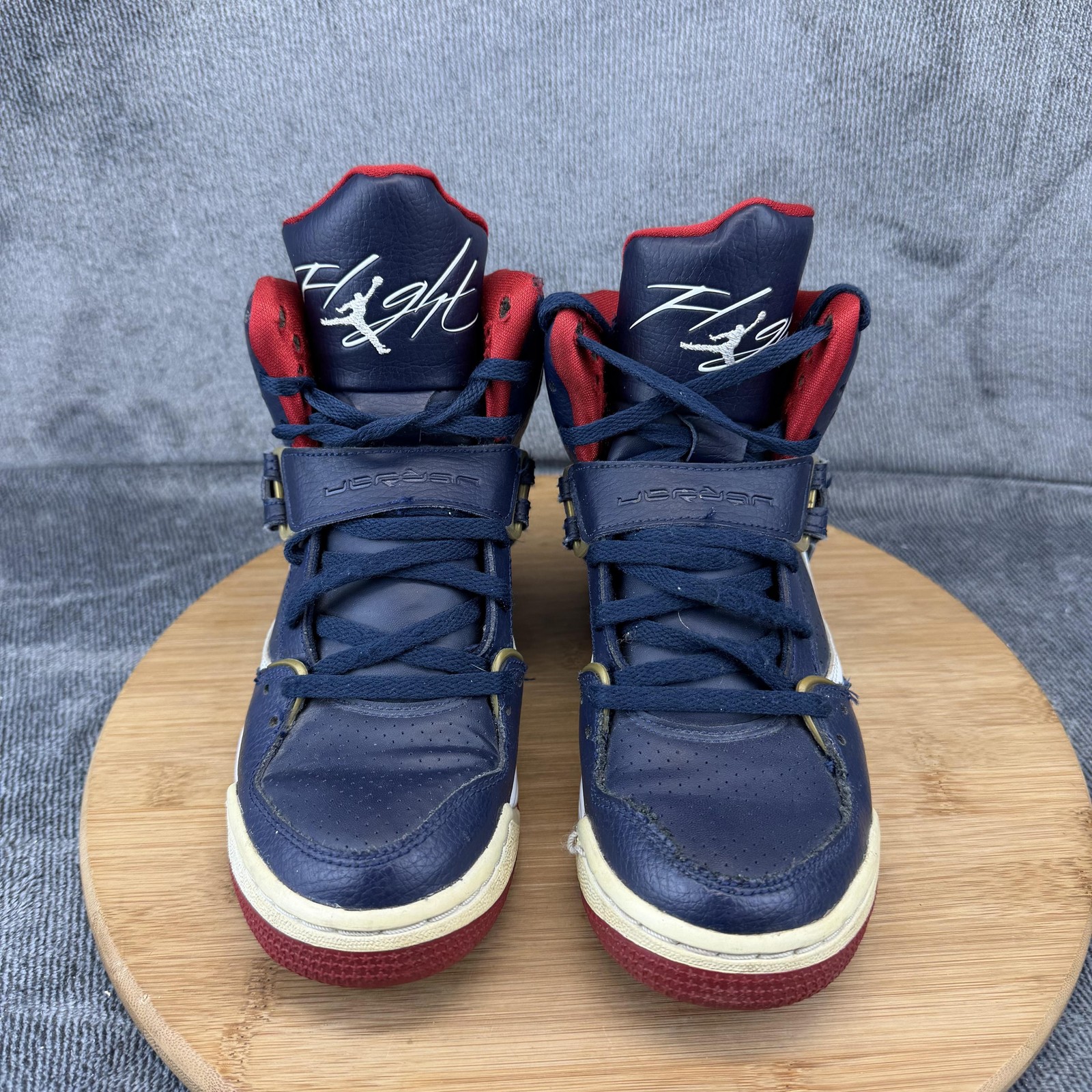 Jordan Flight Shoes Boys Size 4.5Y Blue White Basketball Sneakers CZ8768-400