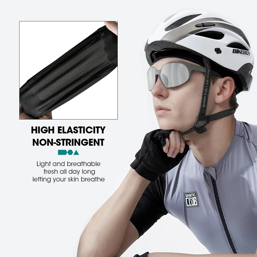 1/2 Sweat Wicking Skull Cap Cooling Helmet Liner Beanie Hats for Cycling Workout
