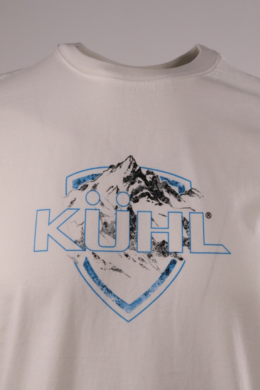 Kuhl Men’s White Blue Logo Klassik Fit (Retail $35)