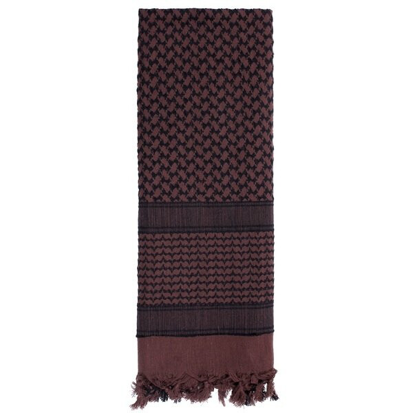 Shemagh Heavyweight Arab Tactical Desert Keffiyeh Scarf – Brown
