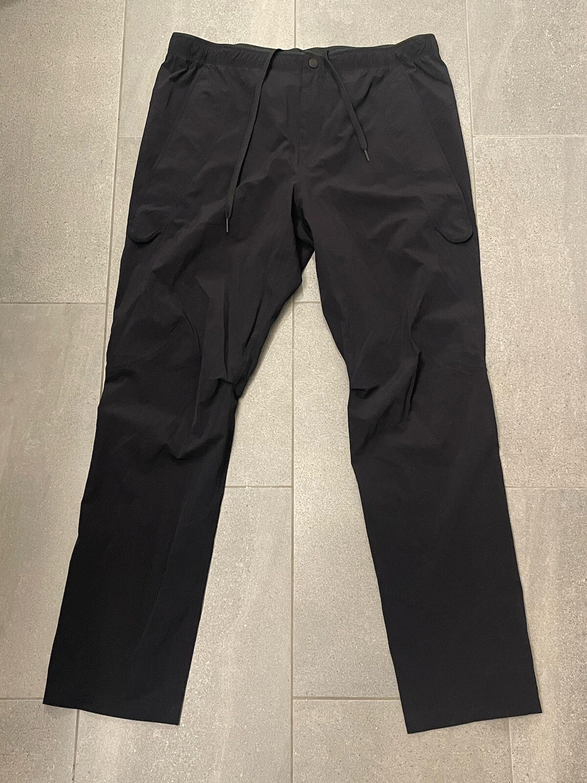 Paskho Wild Long Haul Flight Pants Men’s Extra Large Black 33″ Inseam Travel