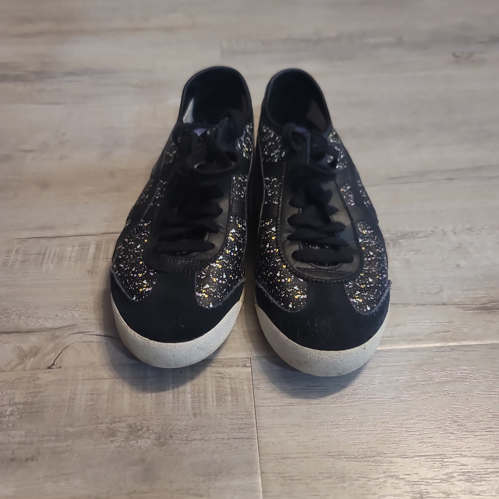 Onitsuka Tiger Mexico 66 Leather Black Speckled Women’s Sz 9 (US)
