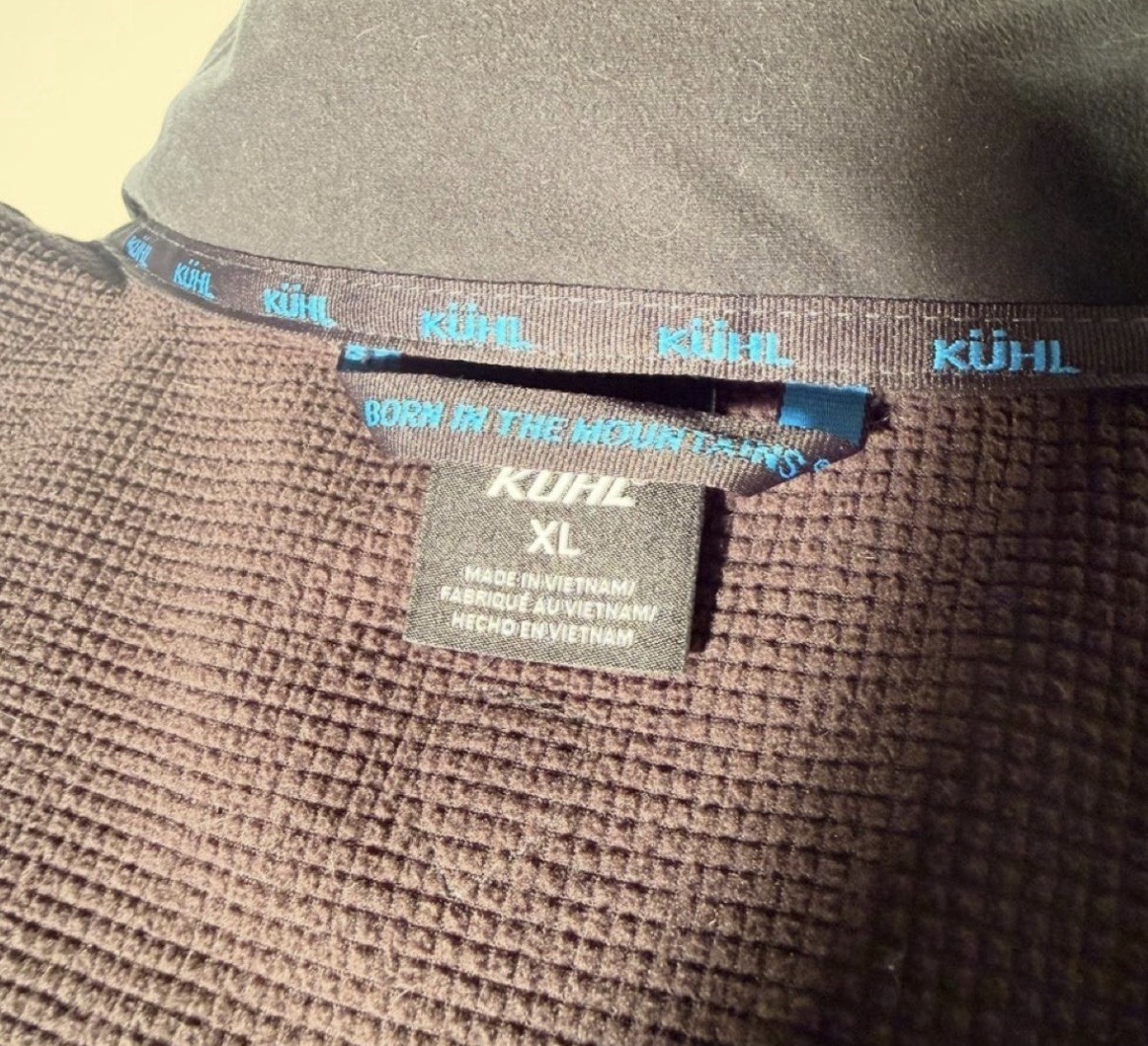 Kuhl Men’s Black Full-Zip Stand-Up Collar Vest w/ Pockets Size XL