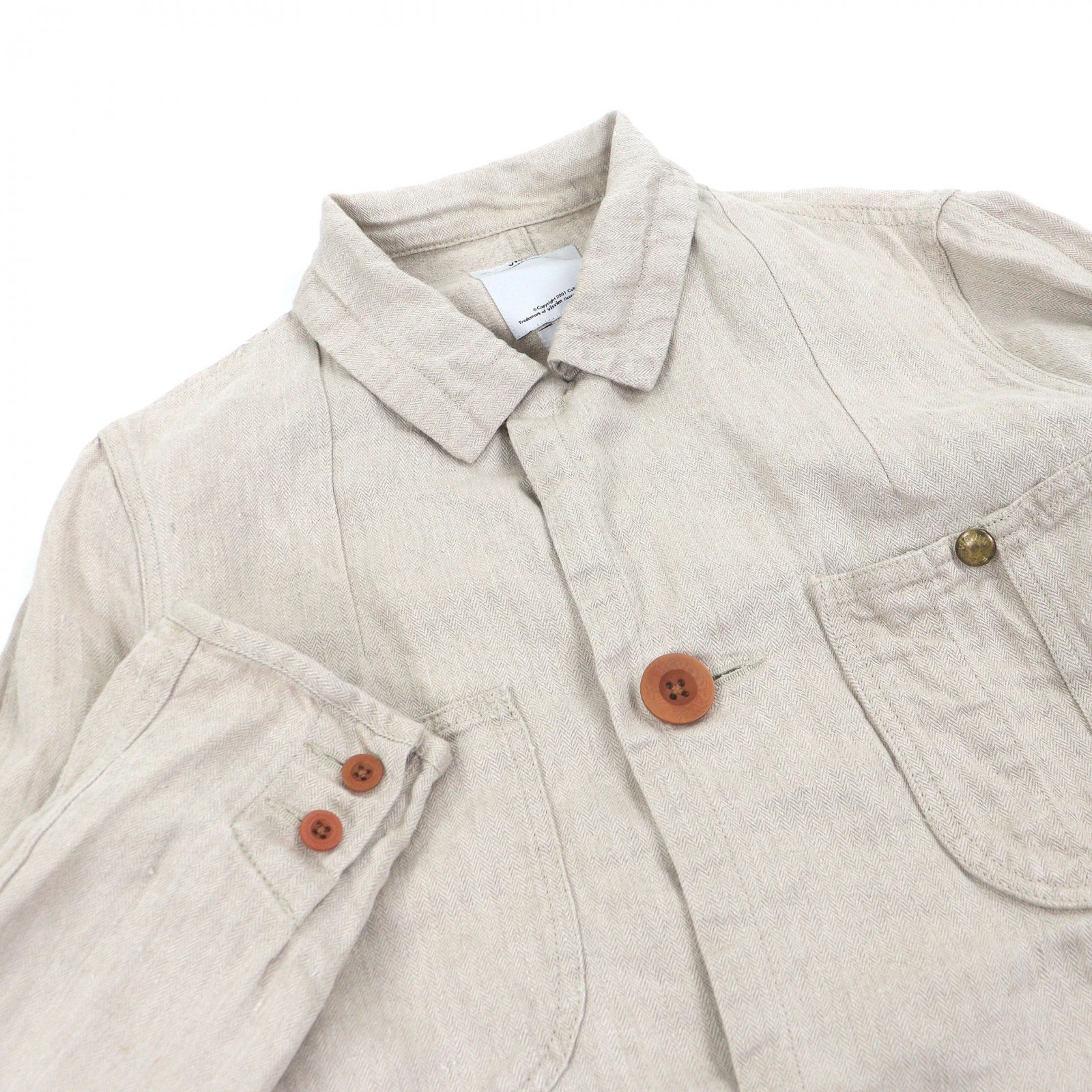 VISVIM Herringbone Linen Coat – DUTY FREE