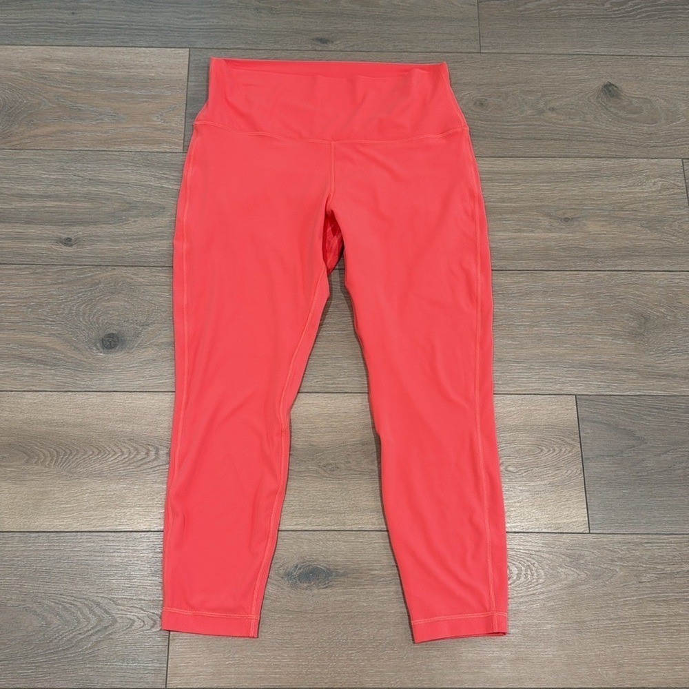 LULULEMON Pale Raspberry Align High-Rise Pant 25″ Active Yoga Leggings Size 14