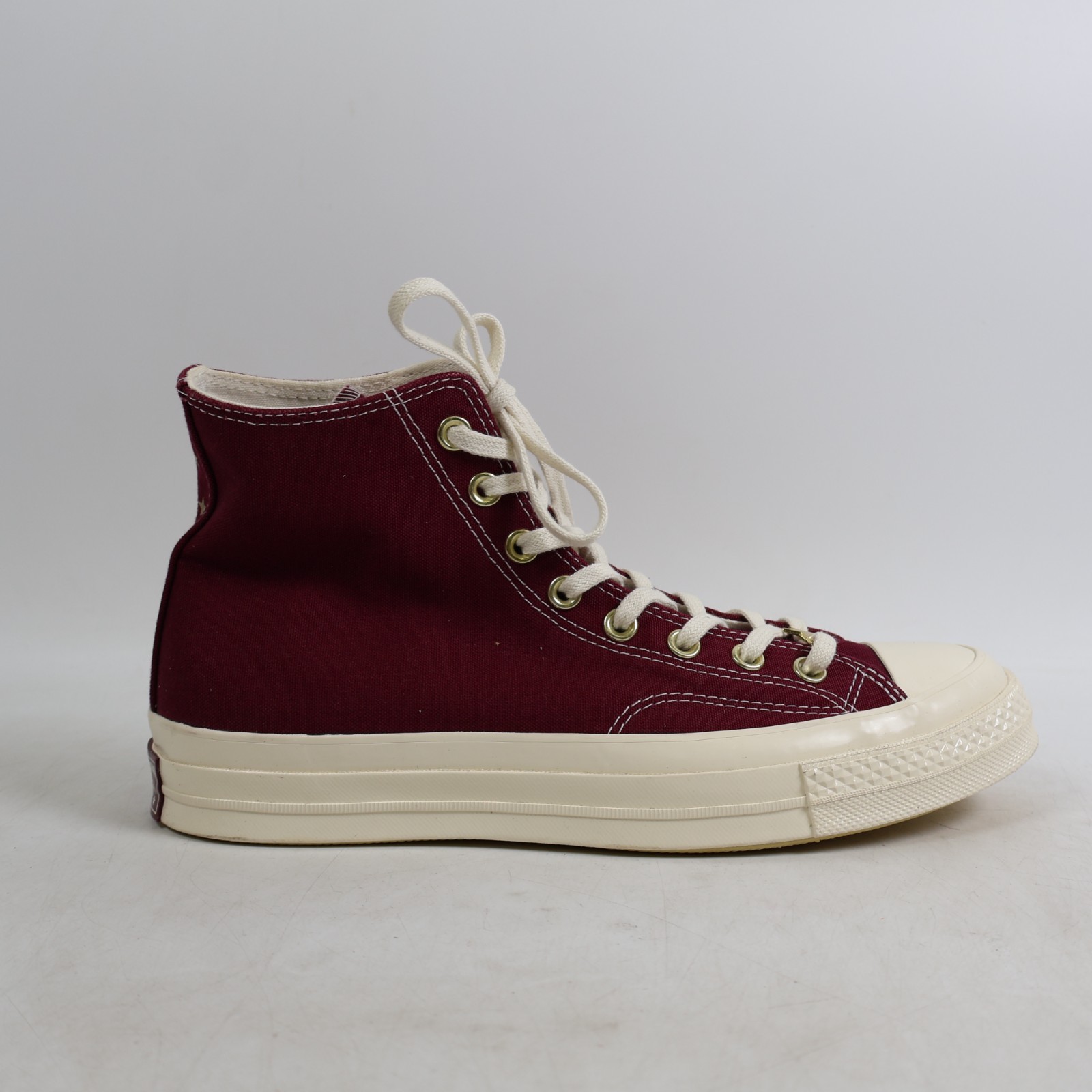 Converse Chuck 70 High Burgundy Gold Star’ A12462C, Men’s 9 / Women’s 11