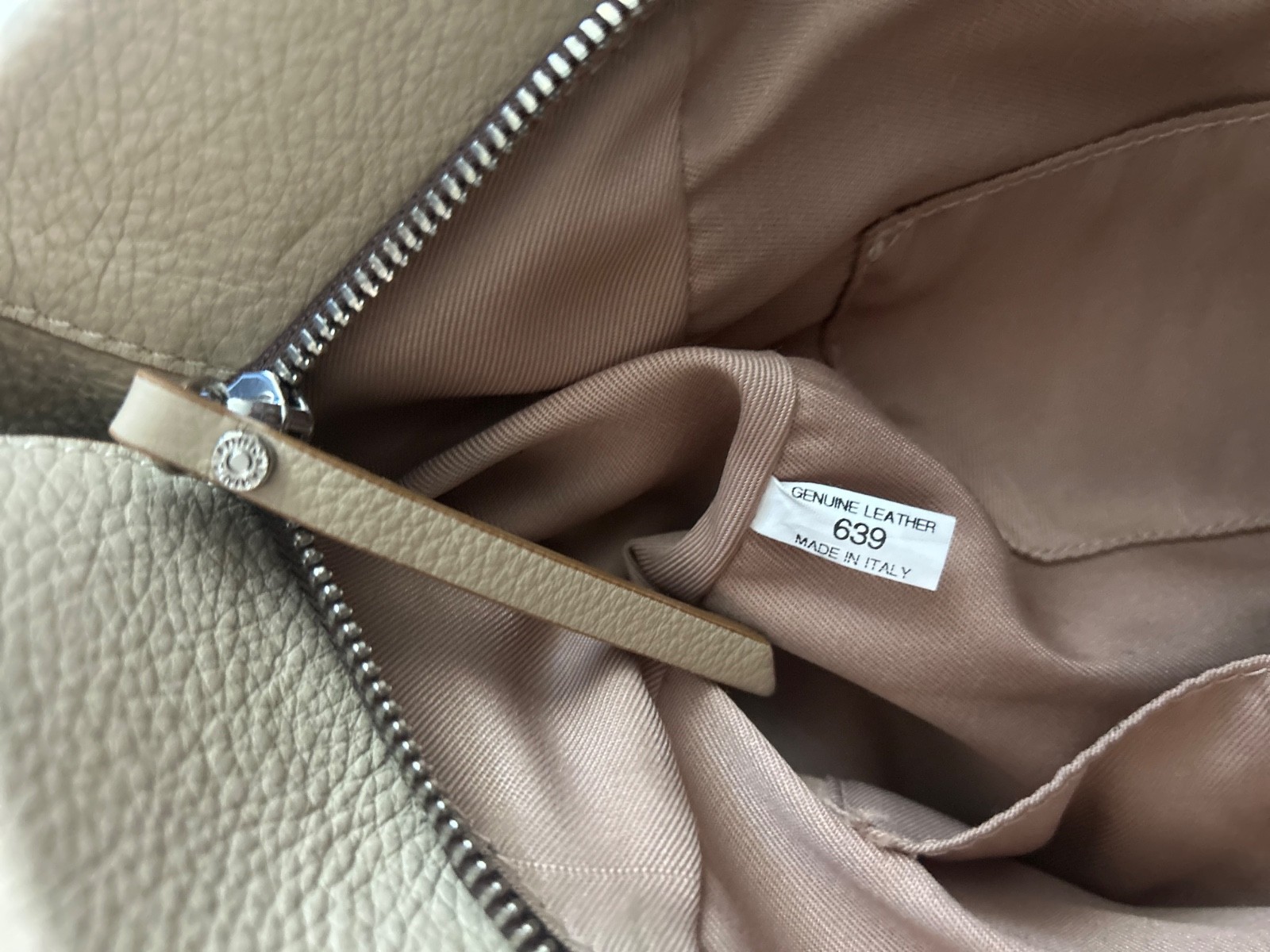 Gianni Chiarini Firenze Beige Genuine Leather Top Handle Bag – Made in Italy