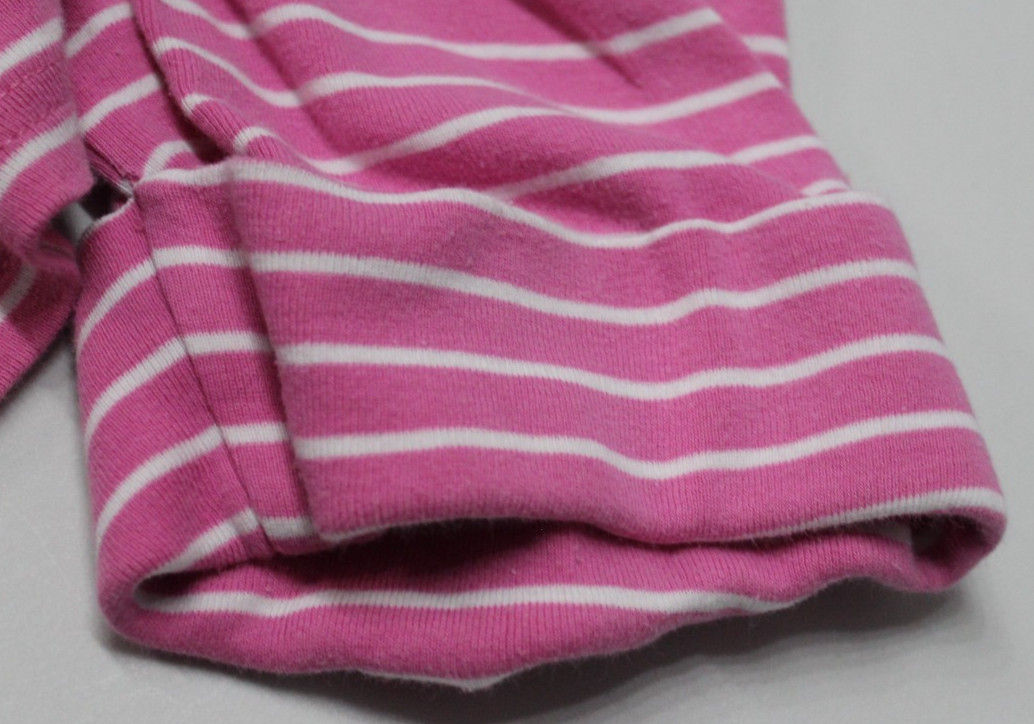 Lauren Ralph Lauren Blouse Women’s Size 1X Pink White Striped Short Sleeve VTG