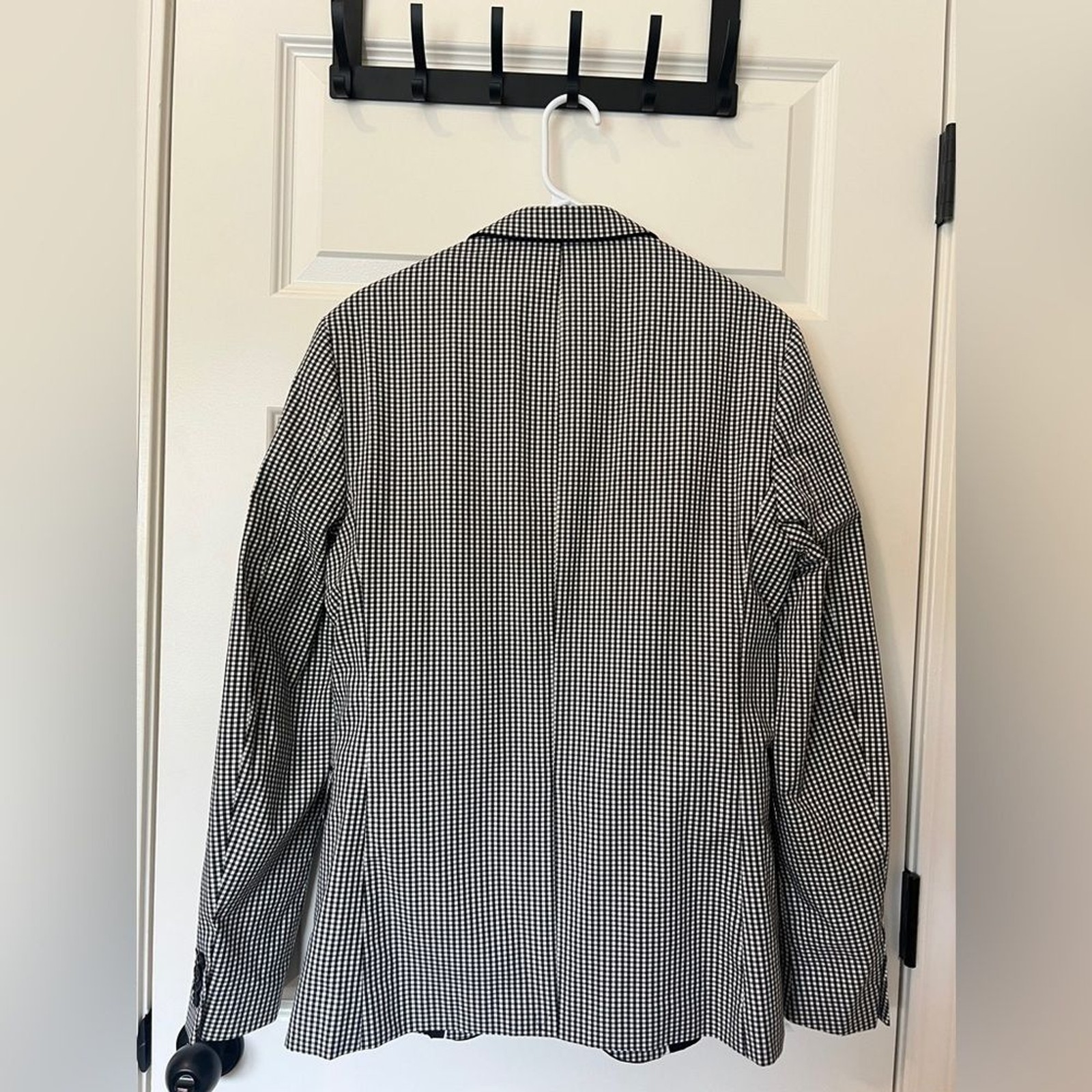 Zara Man Monochrome Checkered Blazer