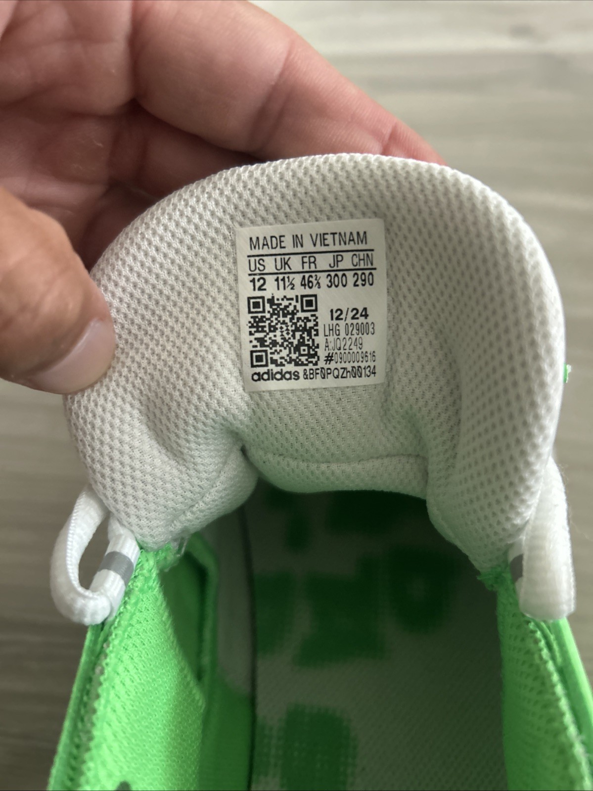 New Adidas DON Size 12 Mens Issue 6 White Green Blue Basketball Sneakers Shoes