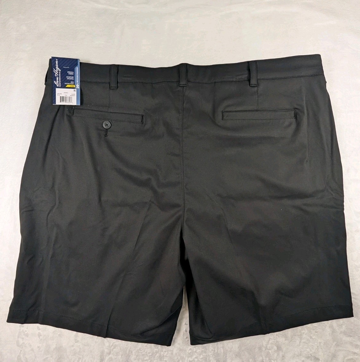 Ben Hogan Performance Men’s Size 44 Golf Shorts Stretch Fabric Caviar Black