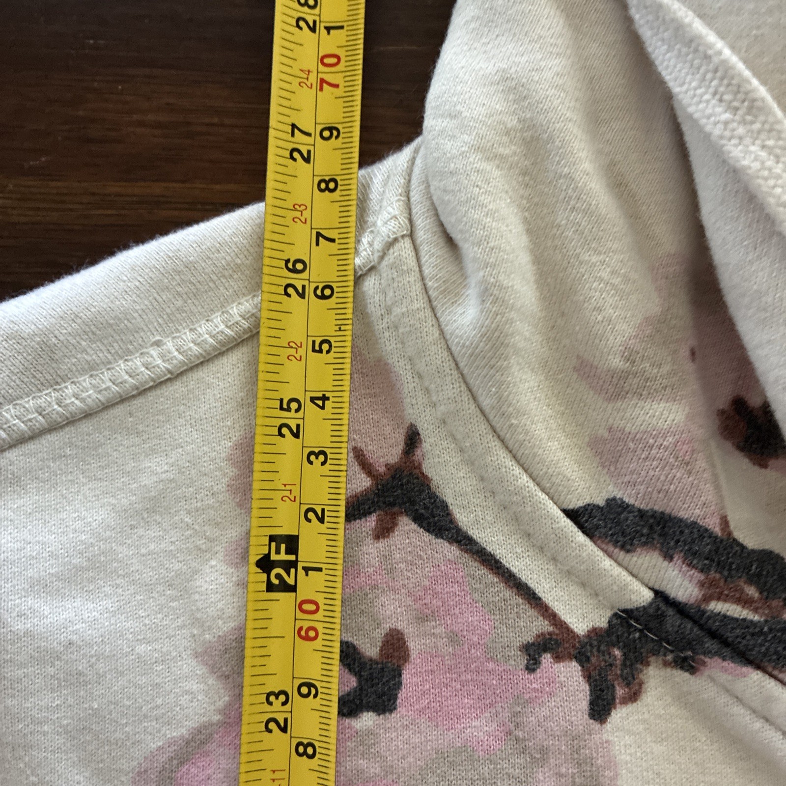 Primitive Skateboarding Cherry Blossom Floral Hoodie Mens Large Cream Sakura