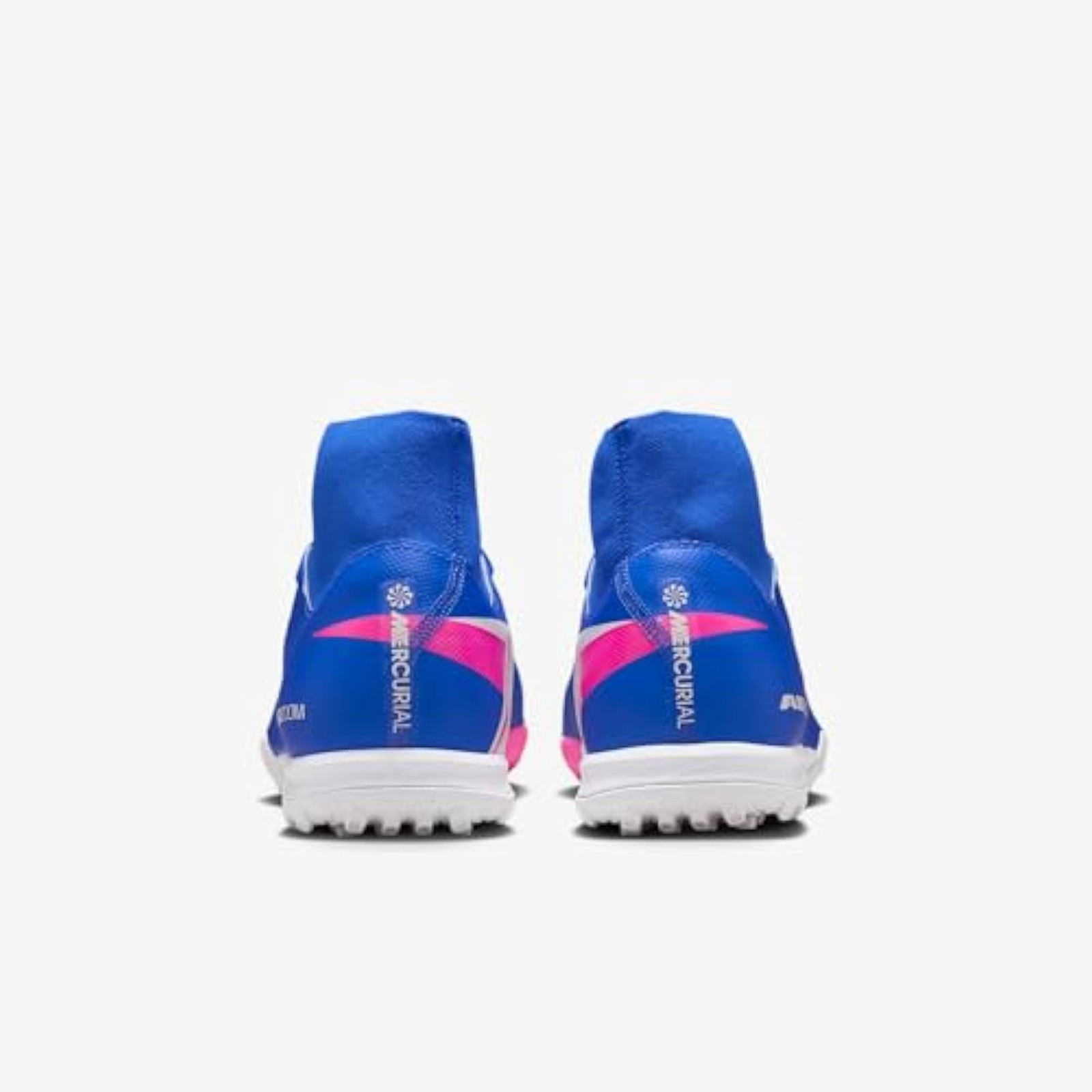 Nike Mercurial Superfly 10 Academy Turf High-Top Soccer Shoes (Racer Blue/White)