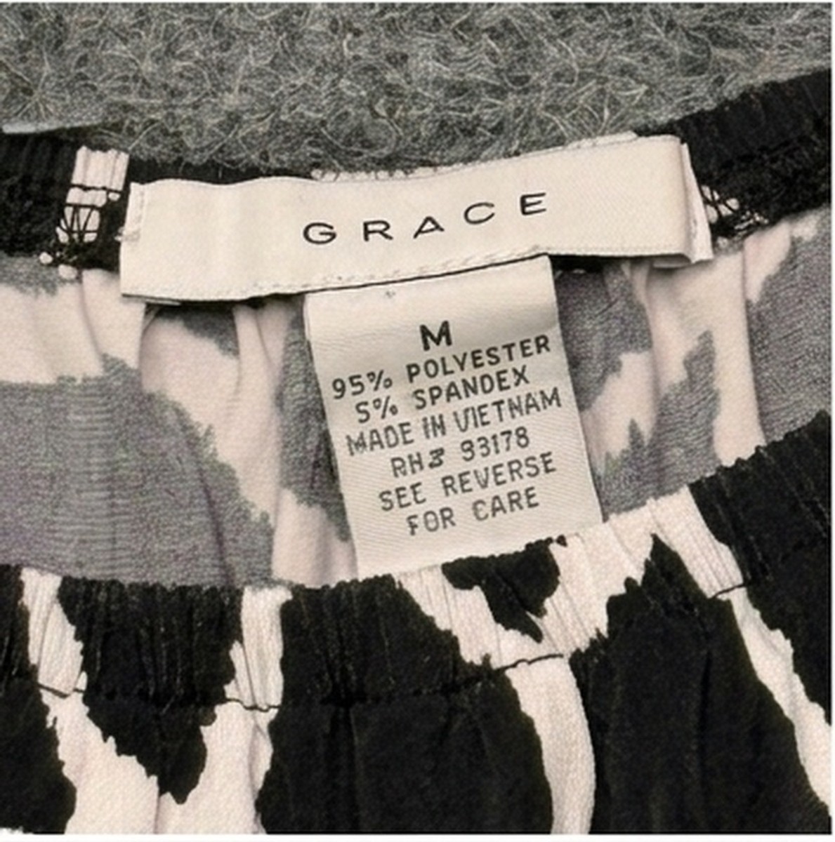 Grace Giraffe Print Square Neck Top