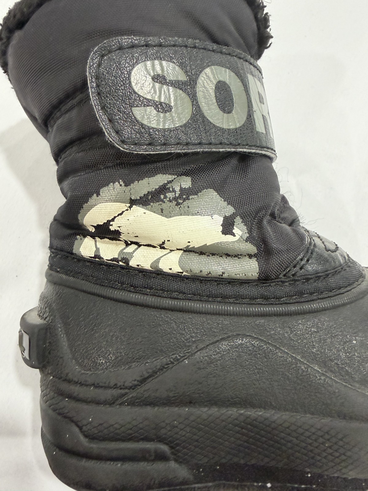 Sorel Snow Commander Boots Black NV1877-010 Waterproof size 6