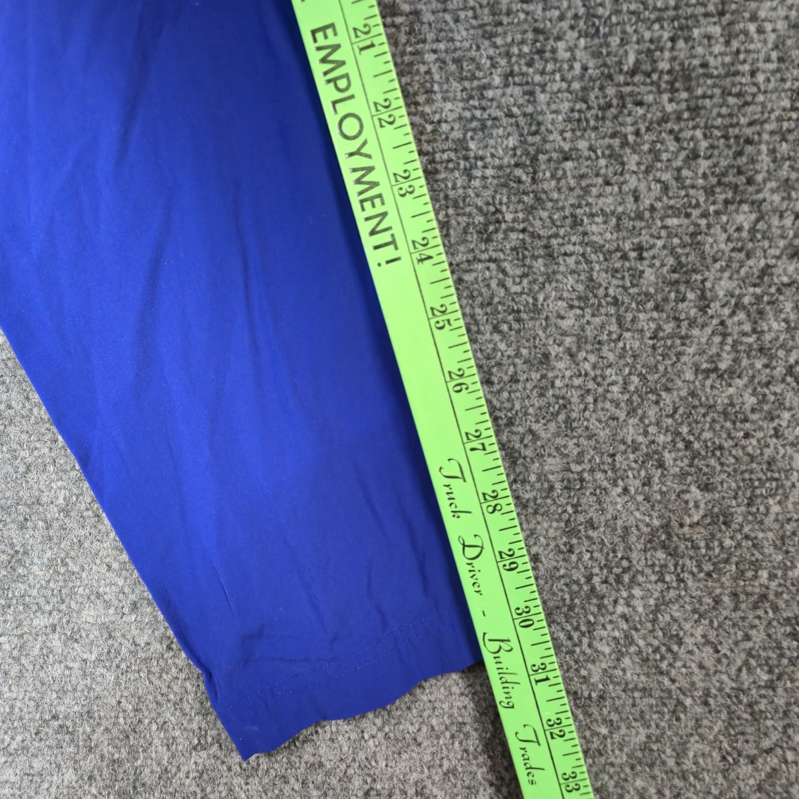 Paskho Pants Men’s Small Royal Blue Straight Leg Travel Tech Light Weight EUC