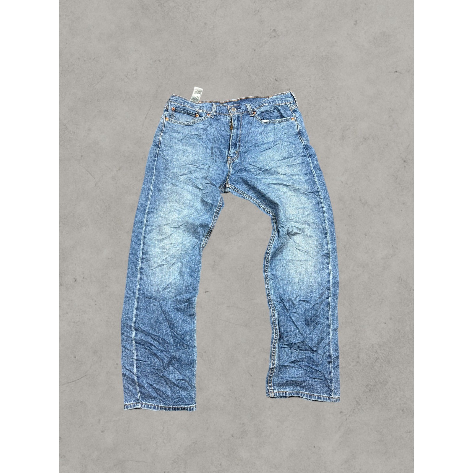Levis 559 Relaxed Straight Mens Jeans Blue Denim Medium Wash 33×30