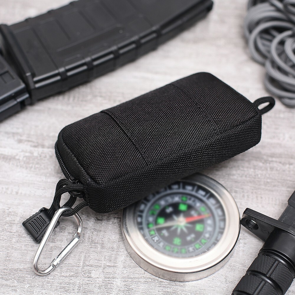 Tactical Card Bag Wallet EDC Molle Pouch Waterproof Key Holder Money Case Pack