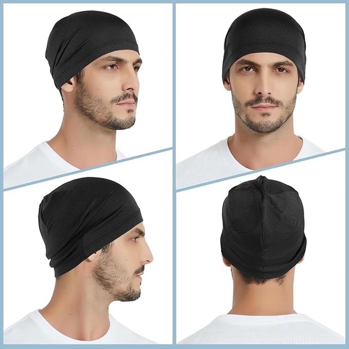 WTACTFUL 1Pack / 2 Pack Cooling Skull Caps for Men Women – Lightweight