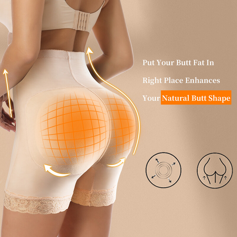 BIG FAKE ASS Butt Hip Enhancer Booty Padded Butt Lifter Panties Body Shaper Lift