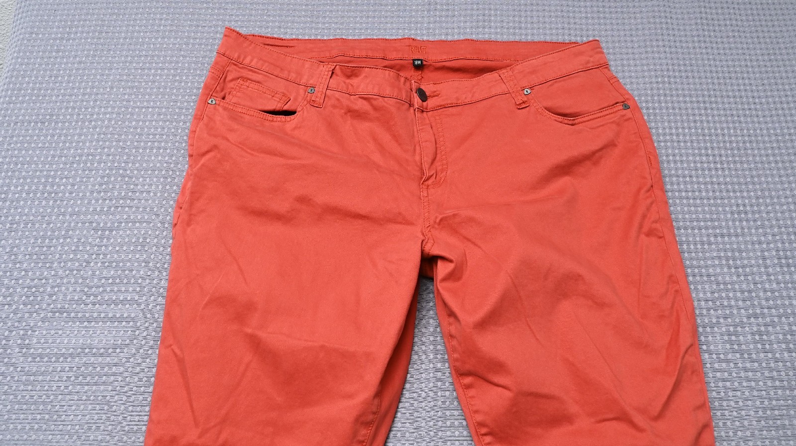 KUT From The Kloth® 98% Cotton 2% Spandex Boyfriend Jeans Size 18W Red