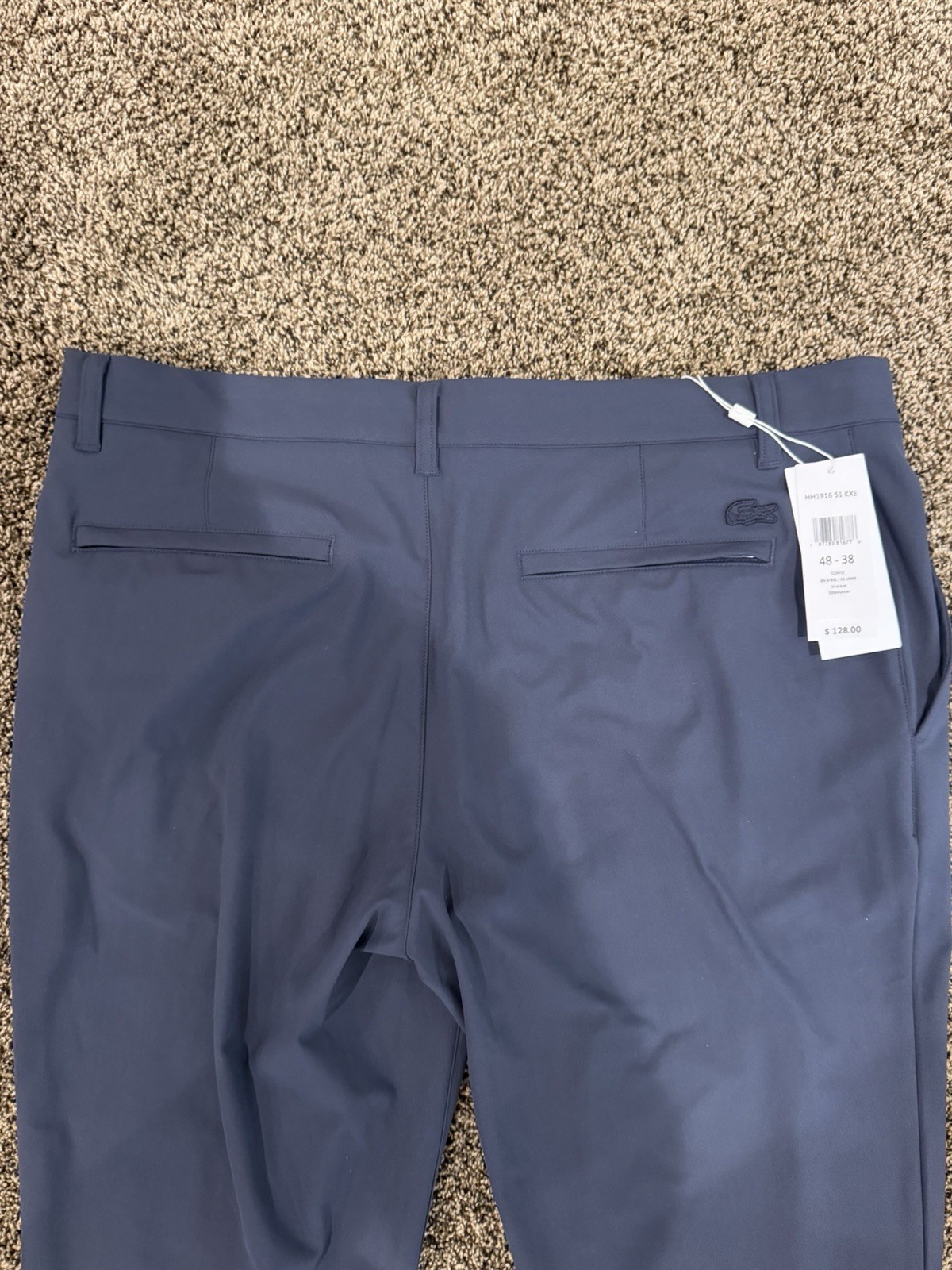 Lacoste Men’s Navy Chino Pants Size 38 Brand New