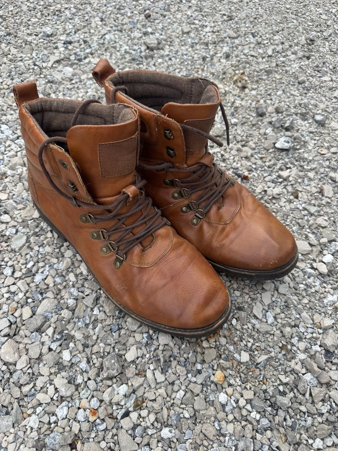 Sonoma Goods For Life Men’s Blanton Cognac Lace-Up Ankle Boots