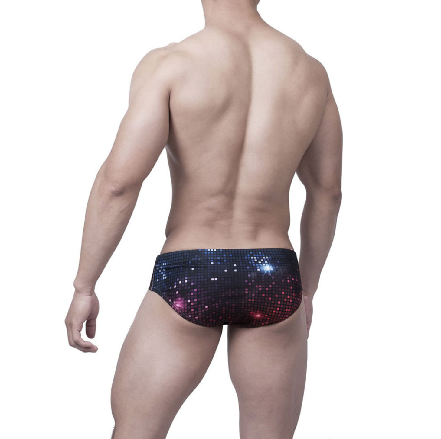Mens Swim Briefs | Pouch Enhancing Disco Beach Wear | Cruise Vacation | Swimsuit