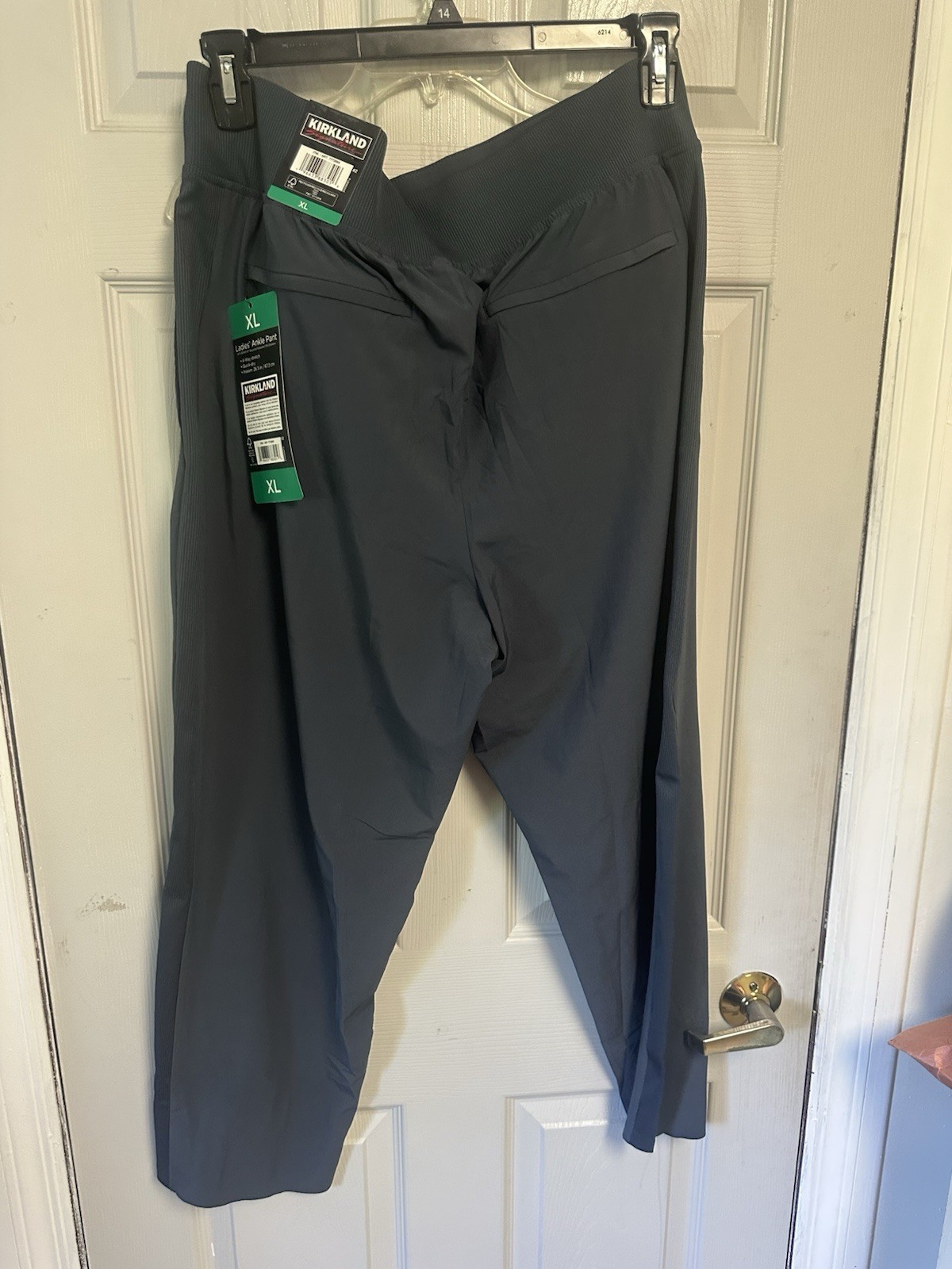 Ladies Xl Ankle Pants Dark grey