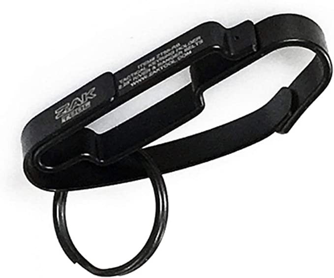 Zak Tool ZT55-RB Tactical Stealth 2.25″ Ranger Belt Key Ring Holder, Black