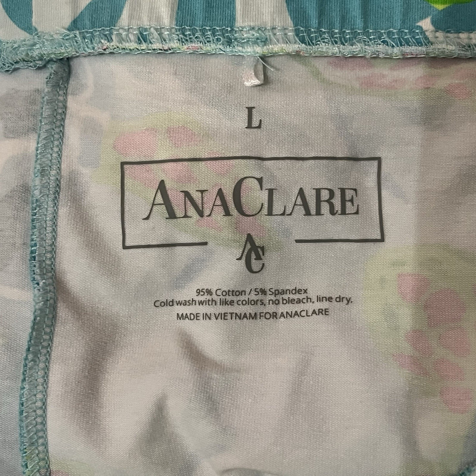 ANA CLARE Womens Tropical L Skort Golf Tennis Activewear Blue Pink Green Turtles