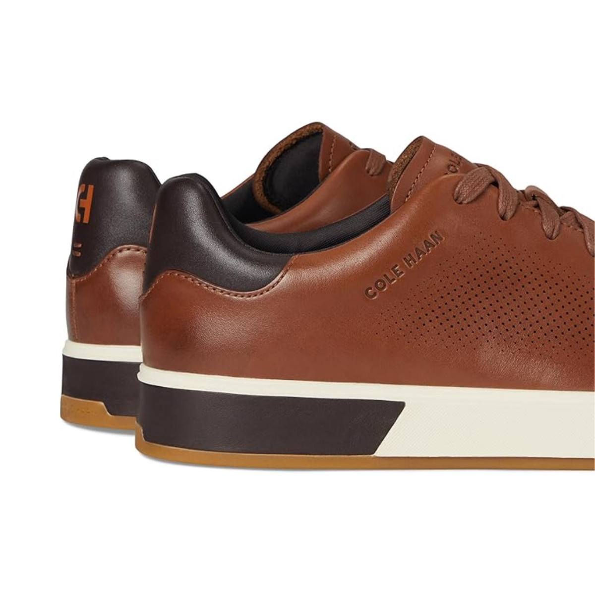 Cole Haan Men’s Grandpro Angleace Brown Leather Sneakers Size 13M EU 46