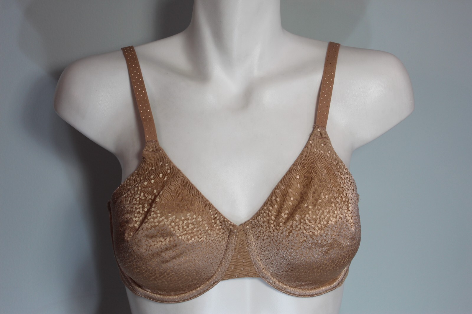 Wacoal 855303 Back Appeal Unlined Underwire Full Coverage Bra Size 32DDD brown