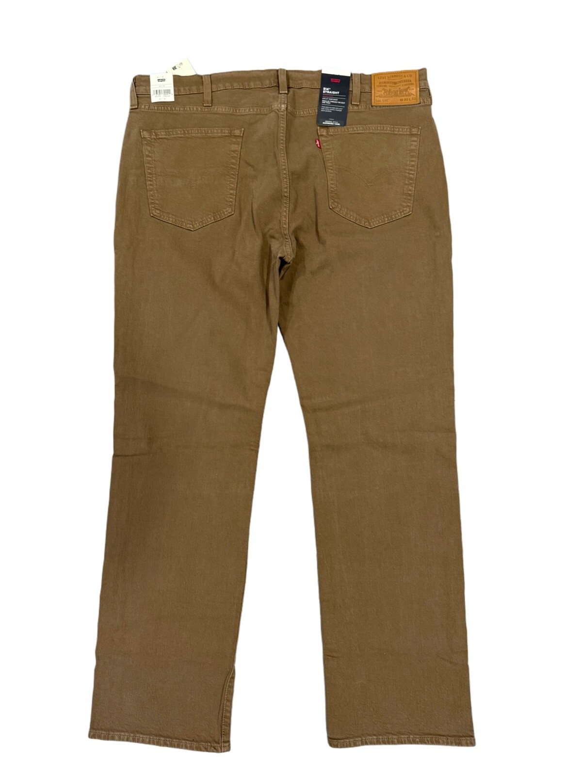 Levis 514 Premium Straight Fit Jeans Stretch Jeans Color Mustard Brown 005141738