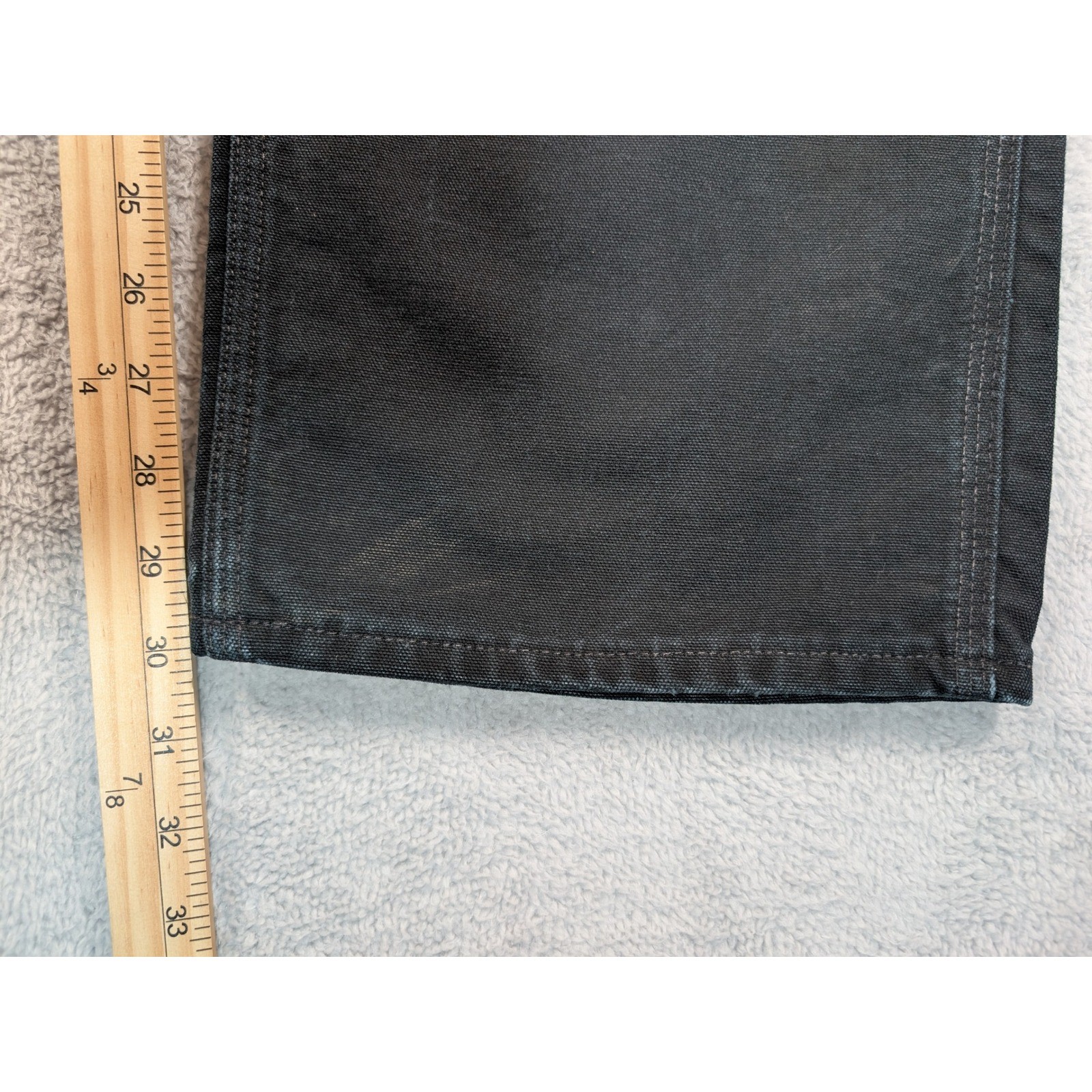 Carhartt B01 BLK Double Knee Work Pants Mens 40×32 Black Duck Canvas USA Made