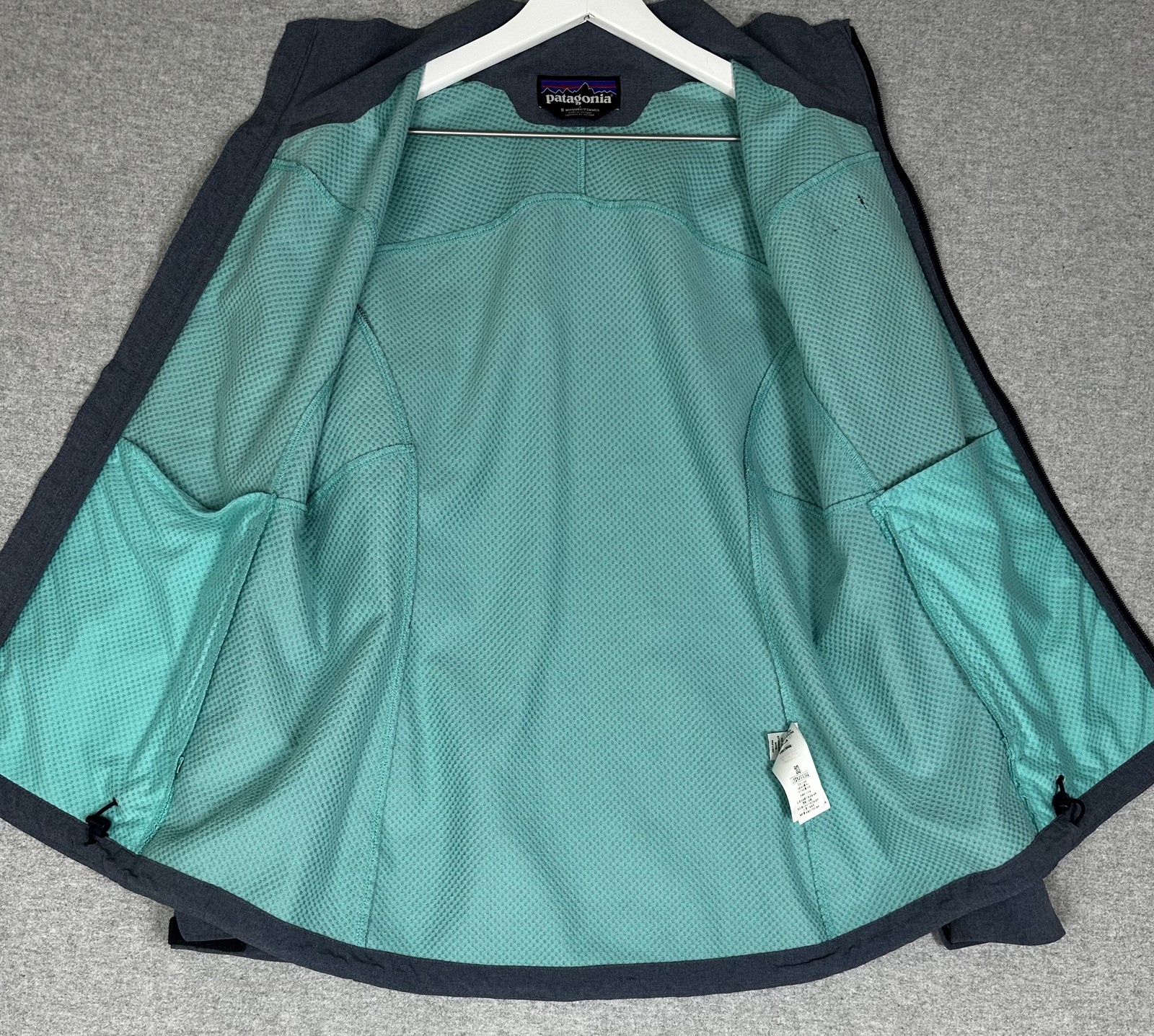 Patagonia Jacket Womens Small Blue Softshell Windproof STY83545 Stretch Outdoors