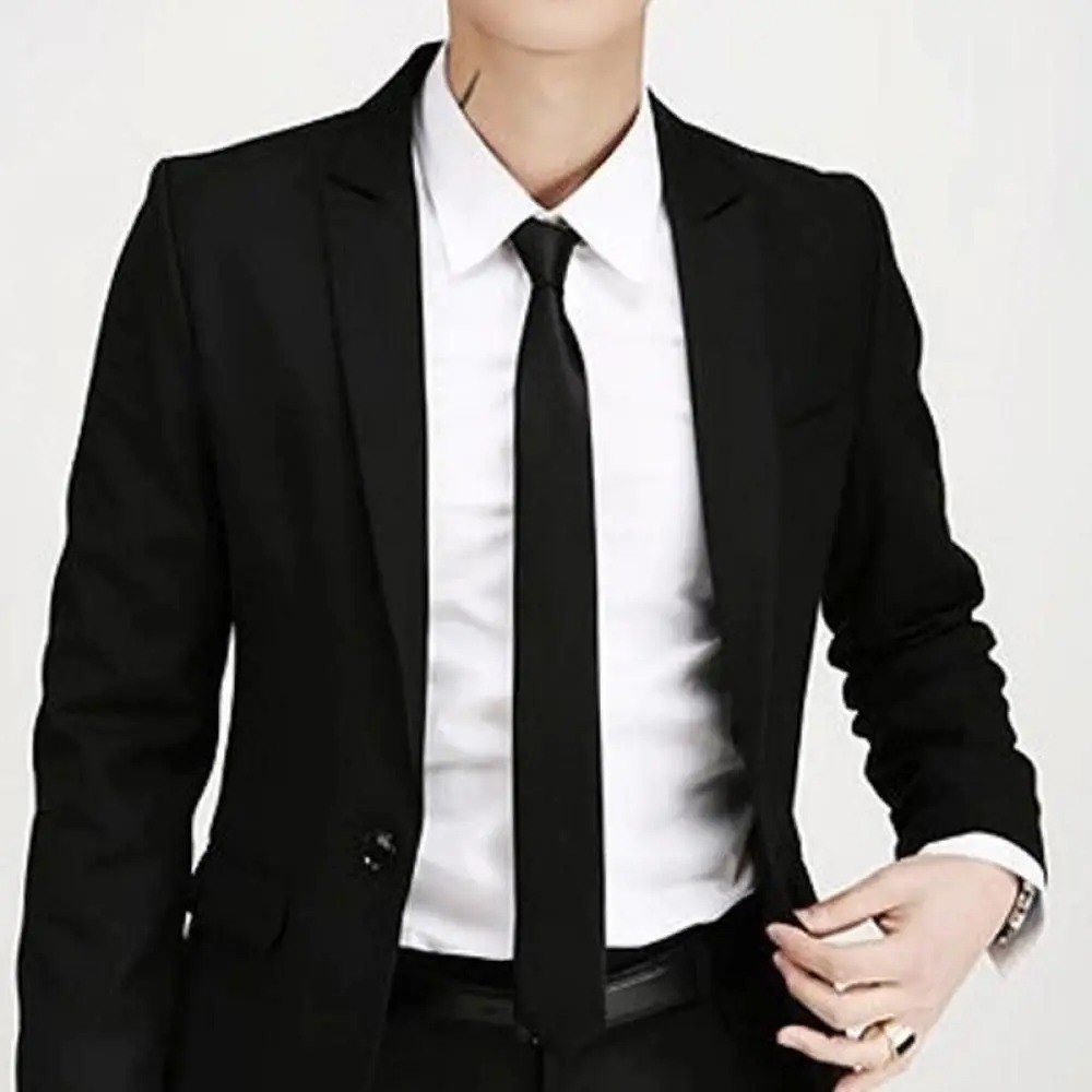Men’s Solid Color Dress Tie Classic Necktie Wedding Business Formal USA