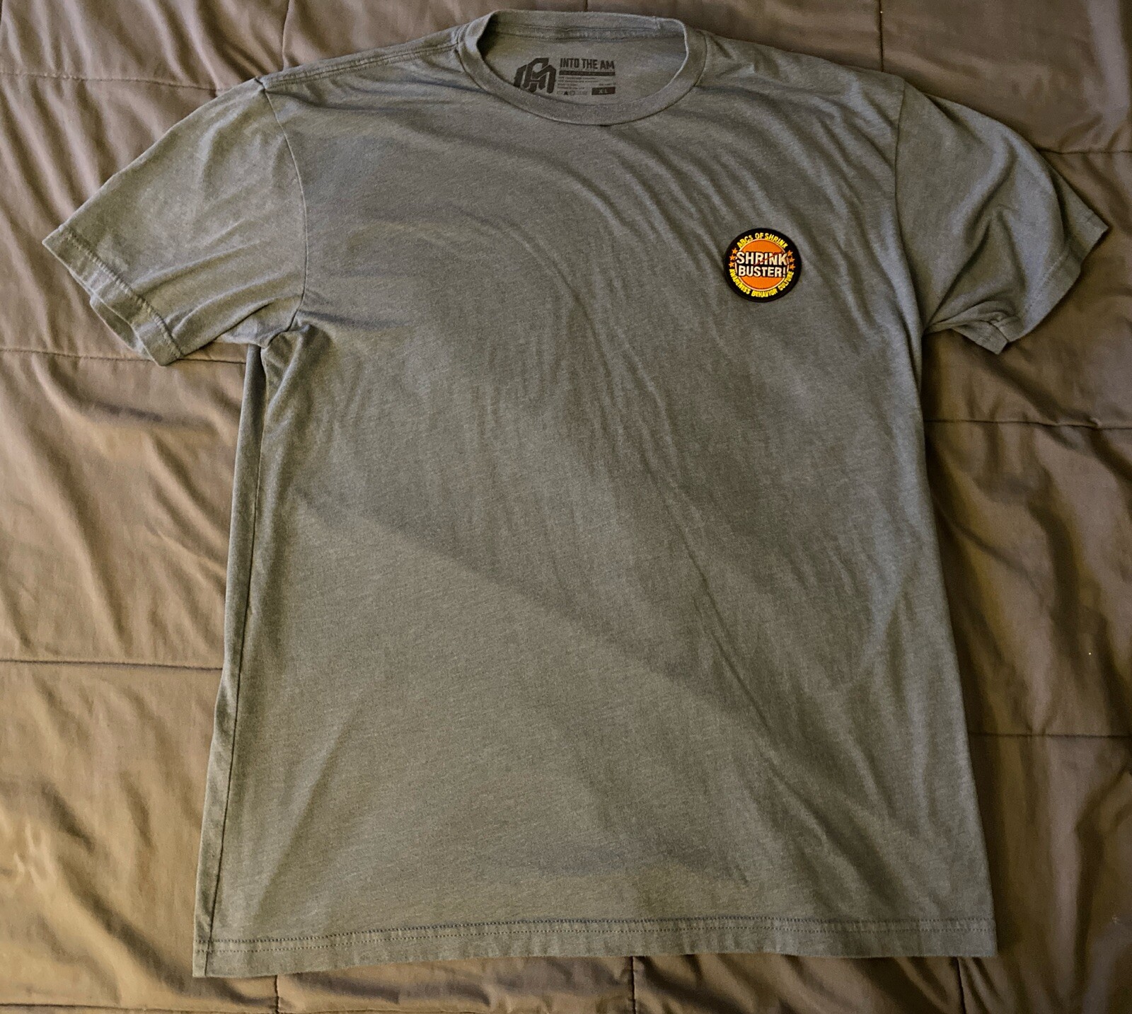 Into The AM Shrink Buster! XL T-Shirt Awareness Behavior Culture