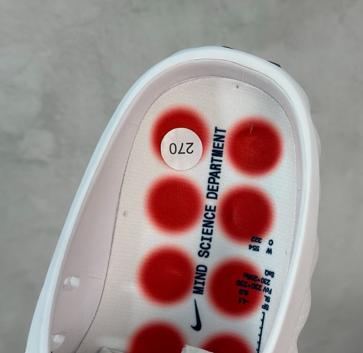 Nike Mind 001 Slides White Speed Red – All Sizes With Box