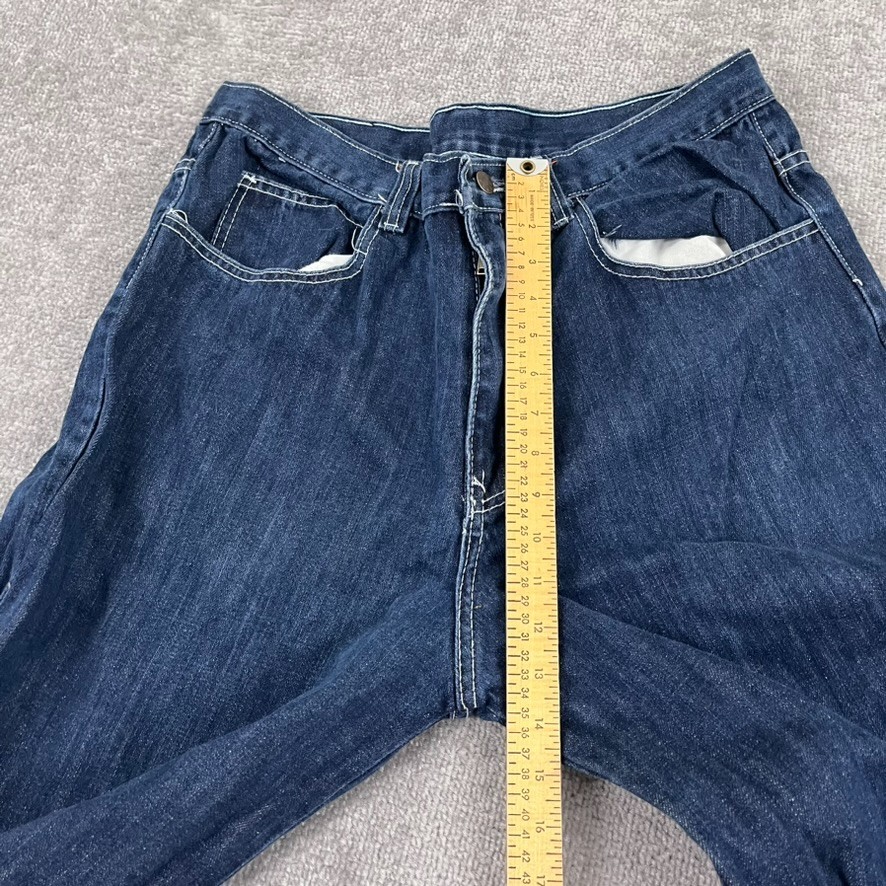 Sean John Jeans Mens 36 x 32 Wide Leg Blue Denim Skater Grunge Hip Hop Y2K 90s