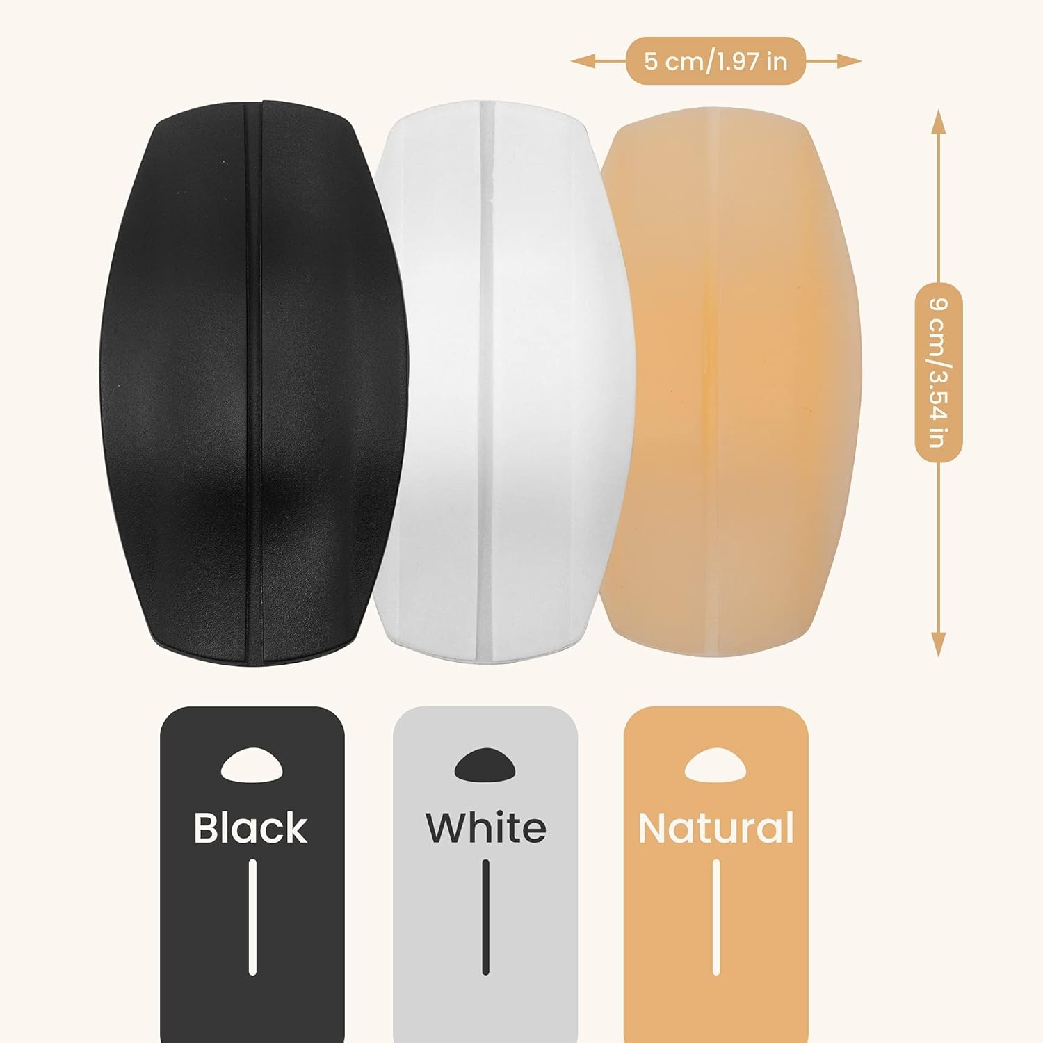 2/6x Bra Strap Pads Silicone Bra Strap Cushions Holders, Slipping Ease Shoulder