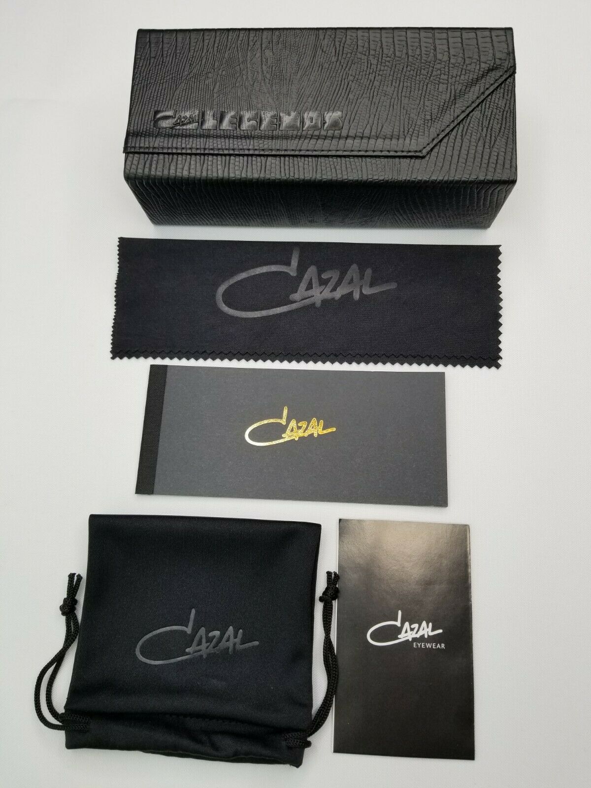 CAZAL LEGENDS MOD. 616/3 COL. 001 BLACK GOLD SUNGLASSES MADE IN GERMANY