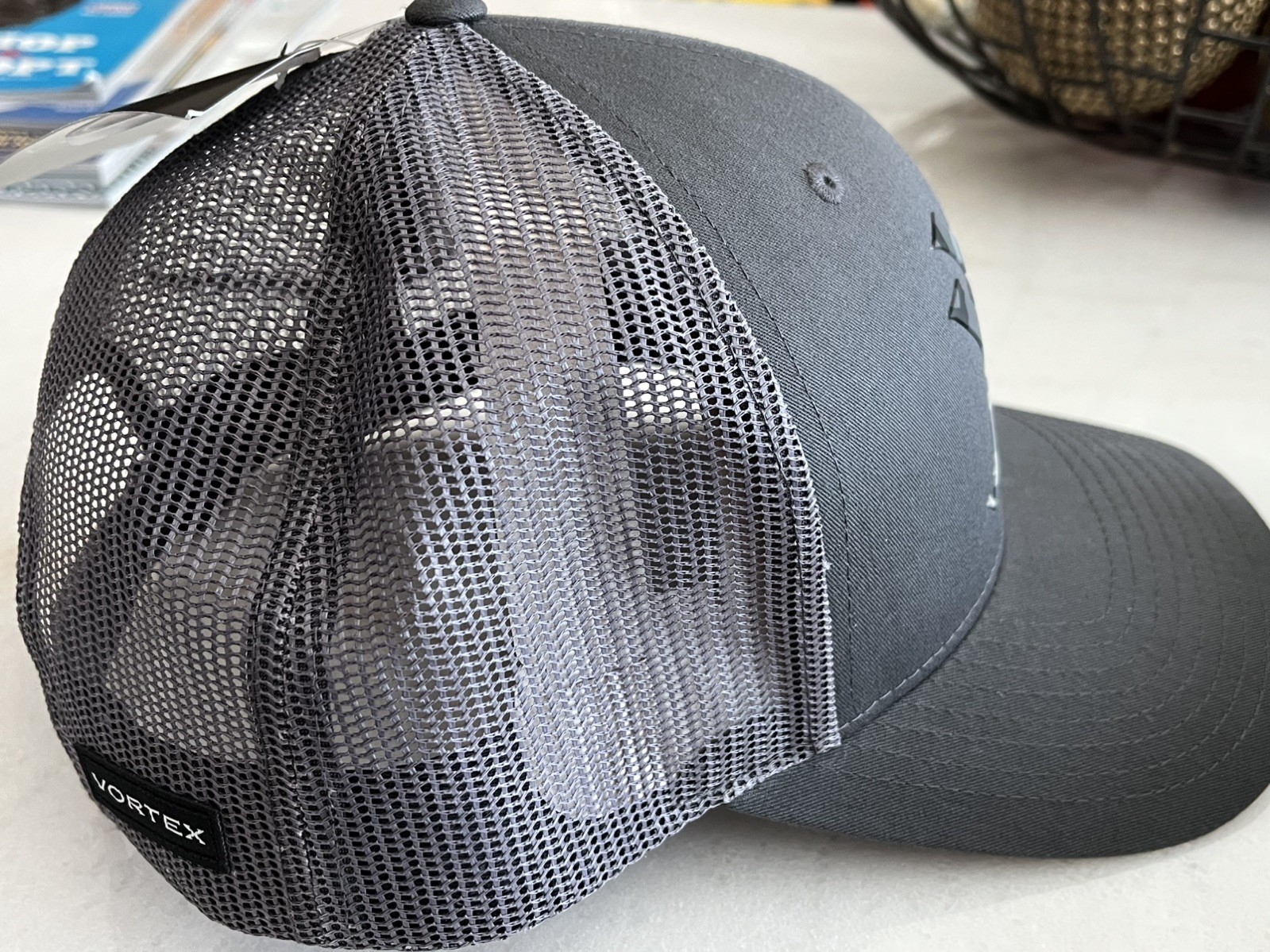 Vortex SnapBack Mesh Trucker Hat Cap Green with Camo Logo