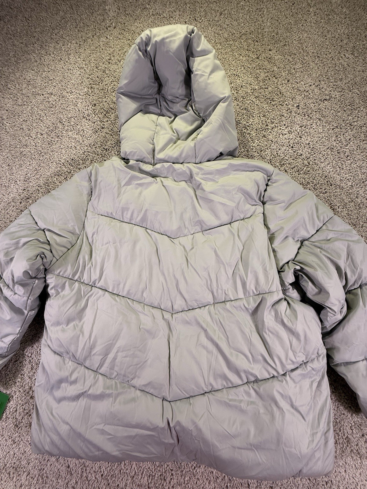 NWT 32 Degrees Heat Women’s Puffer Jacket Size XL Light Green Heavyweight