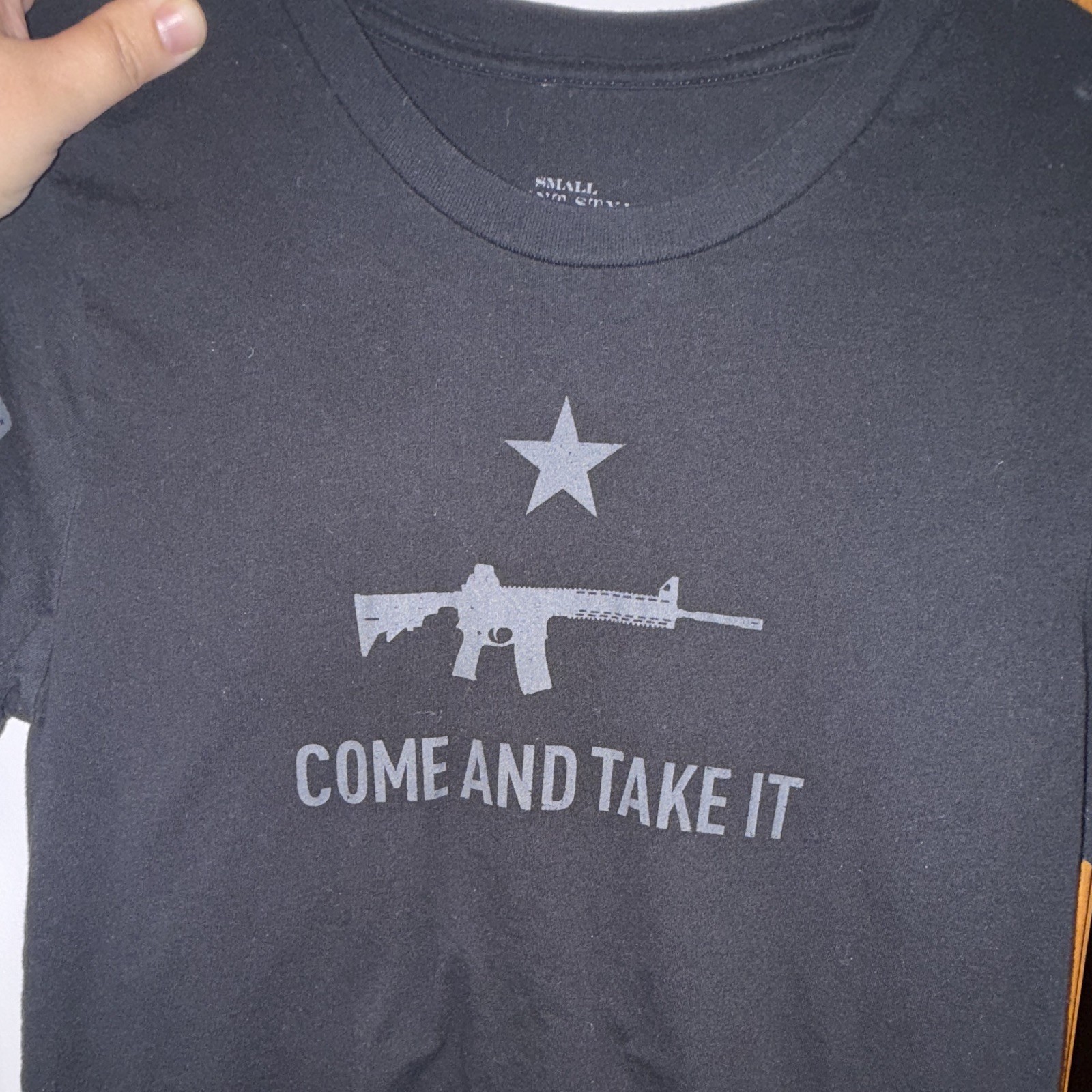 Grunt Style Men’s Black Come And Take It Graphic Crew Neck T-Shirt S