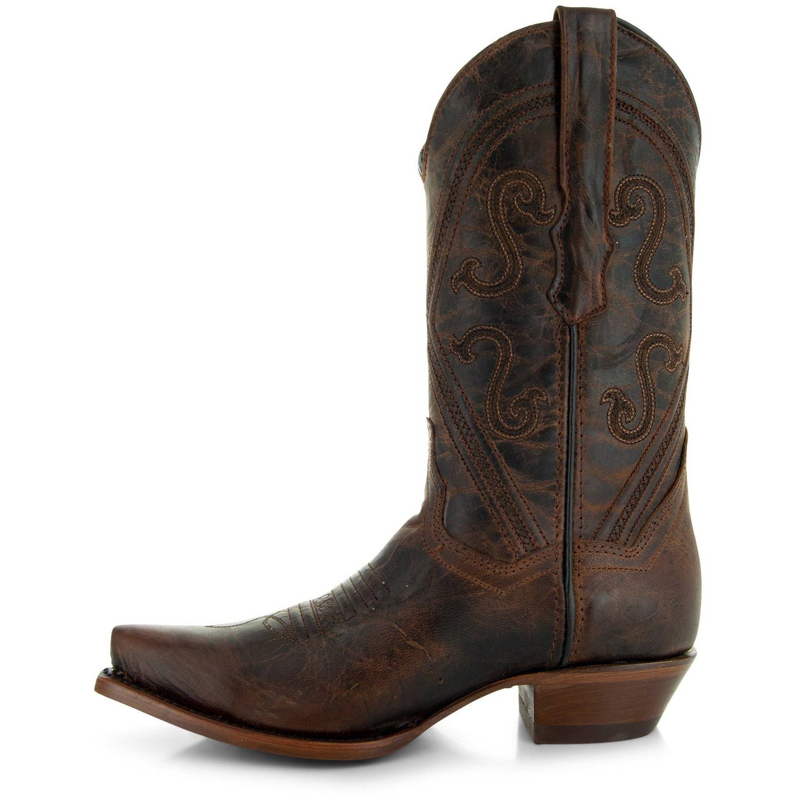Cheyenne Cowgirl Boots | Women’s Snipped Toe Leather Boots (M50041)